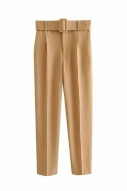 Y2K Aesthetic High Waist Cargo Pants with Belt - Coquette Grunge Fashion for Women