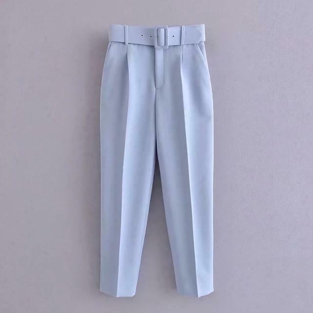 Y2K Aesthetic High Waist Cargo Pants with Belt - Coquette Grunge Fashion for Women