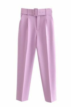 Y2K Aesthetic High Waist Cargo Pants with Belt - Coquette Grunge Fashion for Women