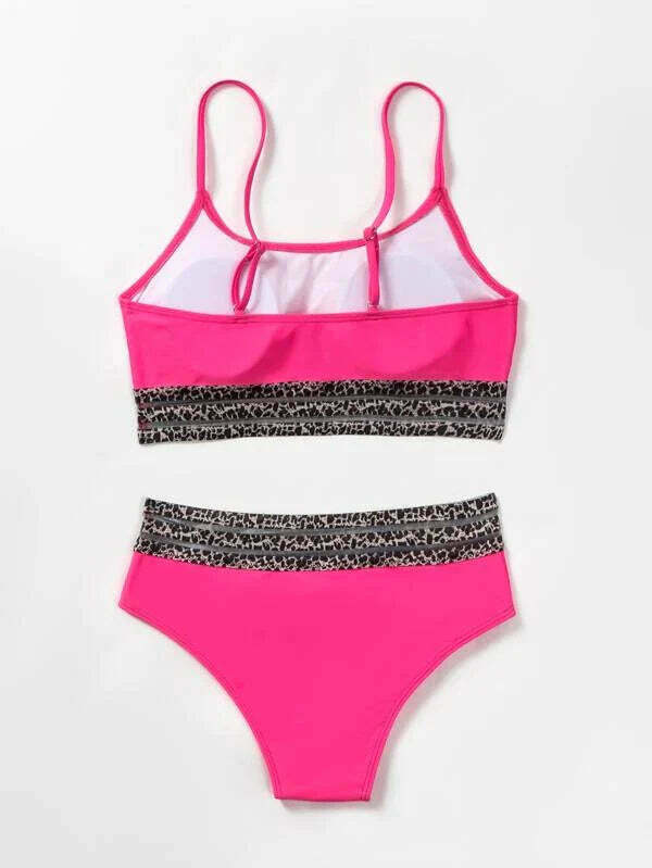 Y2K Aesthetic High Waist Swimsuit for Women - Solid Color, Sexy, Coquette Style
