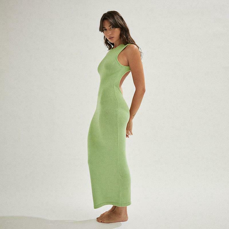 Y2K Aesthetic Holiday Backless Bodycon Dress - Coquette Grunge Fashion & Pastel Goth Vibes