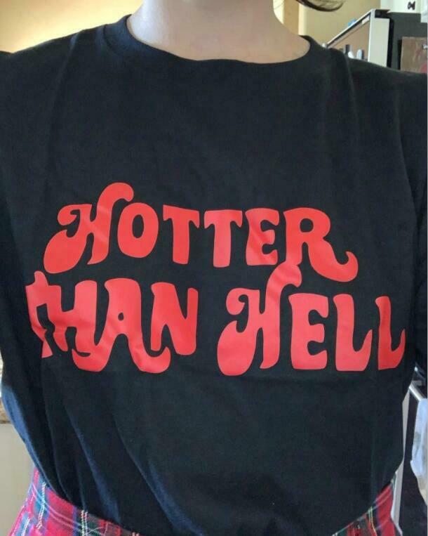 Y2K Aesthetic Hotter Than Hell Unisex T-Shirt - Coquette & Grunge Style Fashion