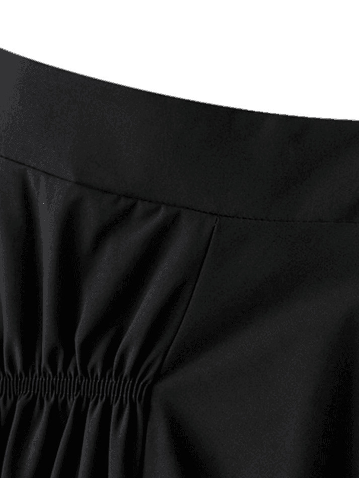 Y2K Aesthetic Irregular Pleated Skirt for Women - Coquette & Grunge Style Fashion