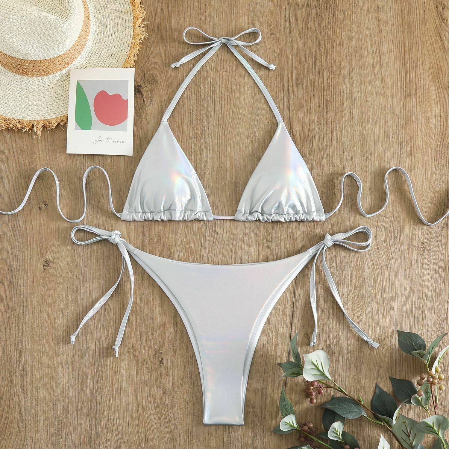 Y2K Aesthetic Lace-Up Bikini: Coquette Style for Women - Grunge, Pastel Goth, and More