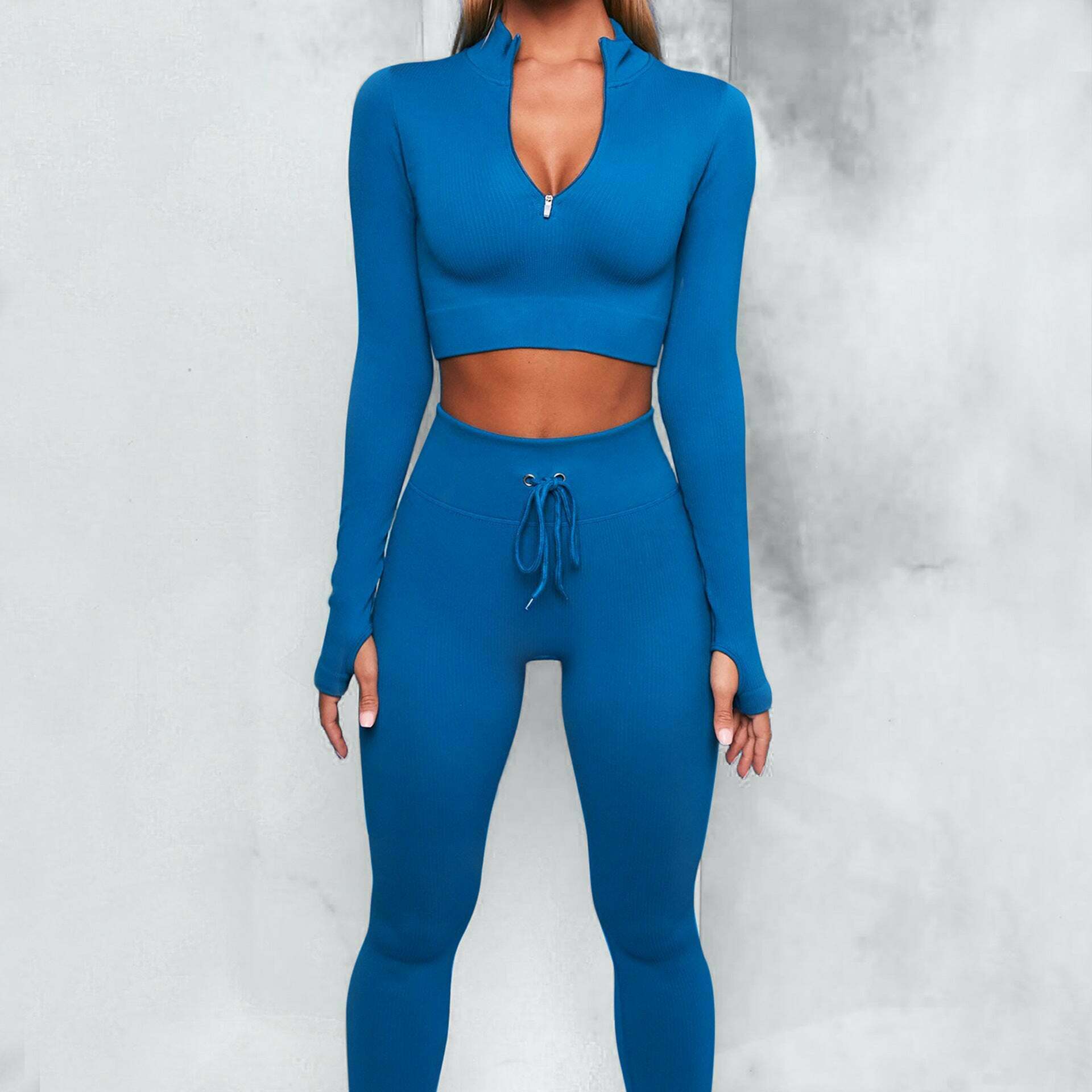 Y2K Aesthetic Legging Yoga Set for Women - Coquette Style with Grunge Vibes and Cute Tops