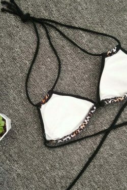 Y2K Aesthetic Leopard Bikini Set - Coquette Style Grunge Fashion - Cute Tops and Cargo Skirt