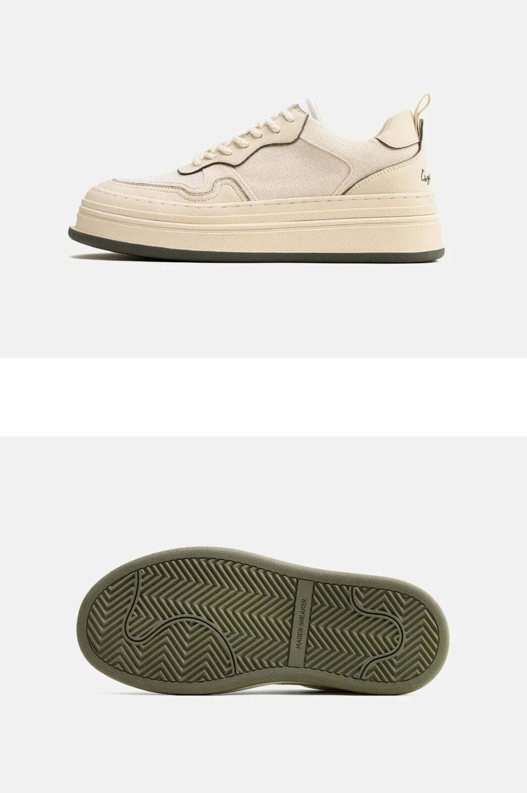 Y2K Aesthetic Linen Sneakers - Retro Style for Women's Fashion