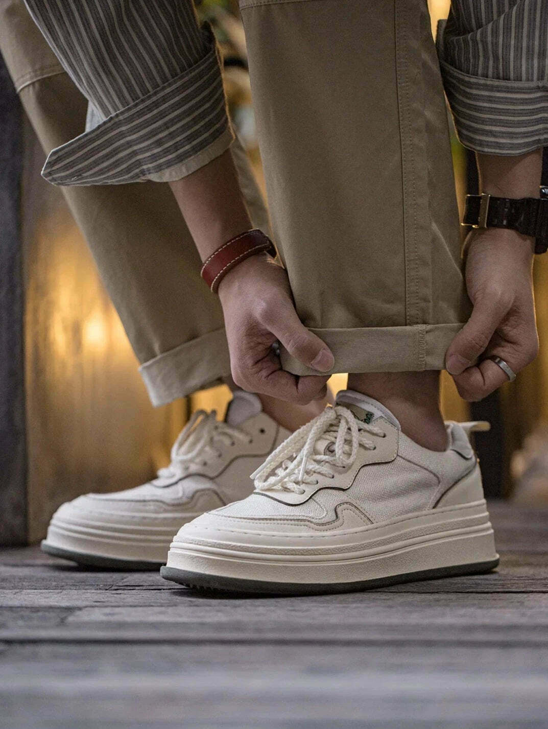 Y2K Aesthetic Linen Sneakers - Retro Style for Women's Fashion