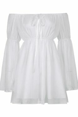 Y2K Aesthetic Long Sleeve Corset Mini Dress - Coquette Style for Women's Fashion