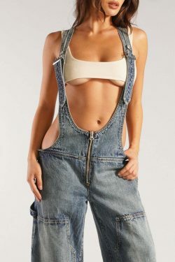Y2K Aesthetic Loose Casual Cargo Skirt with Wide-Leg Drape - Coquette Fashion for Women