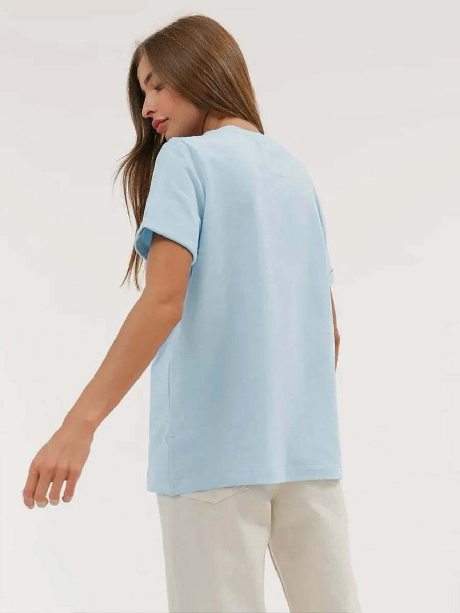 Y2K Aesthetic Loose T-Shirt - Coquette & Grunge Style, Cute Tops, Past