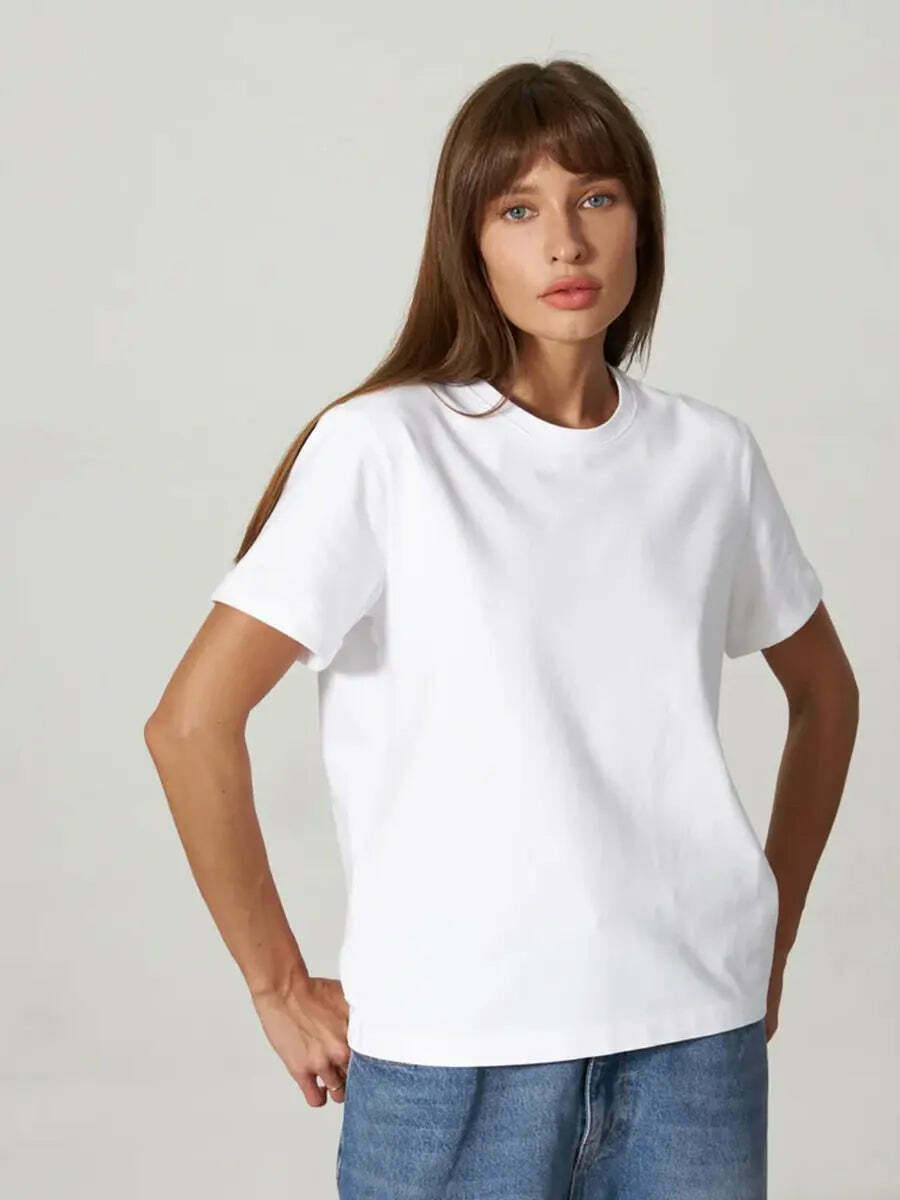 Y2K Aesthetic Loose T-Shirt - Coquette & Grunge Style, Cute Tops, Past