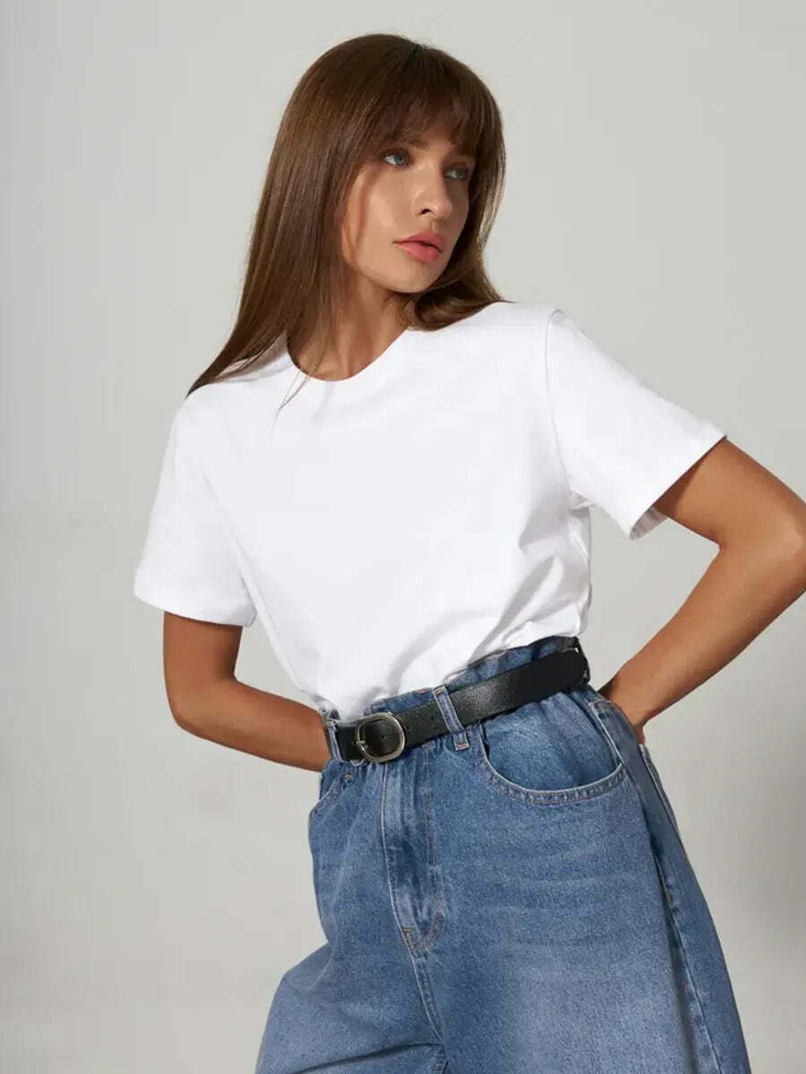 Y2K Aesthetic Loose T-Shirt - Coquette & Grunge Style, Cute Tops, Past