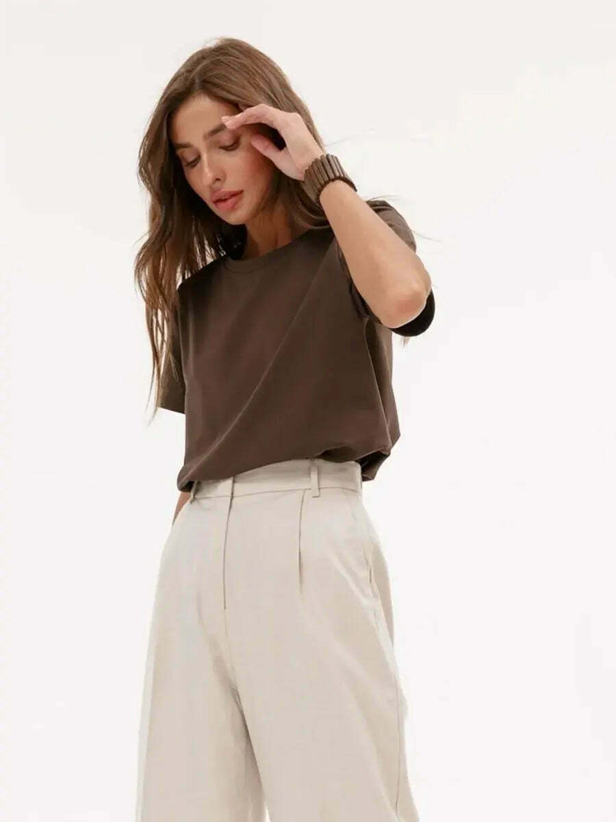 Y2K Aesthetic Loose T-Shirt - Coquette & Grunge Style, Cute Tops, Past