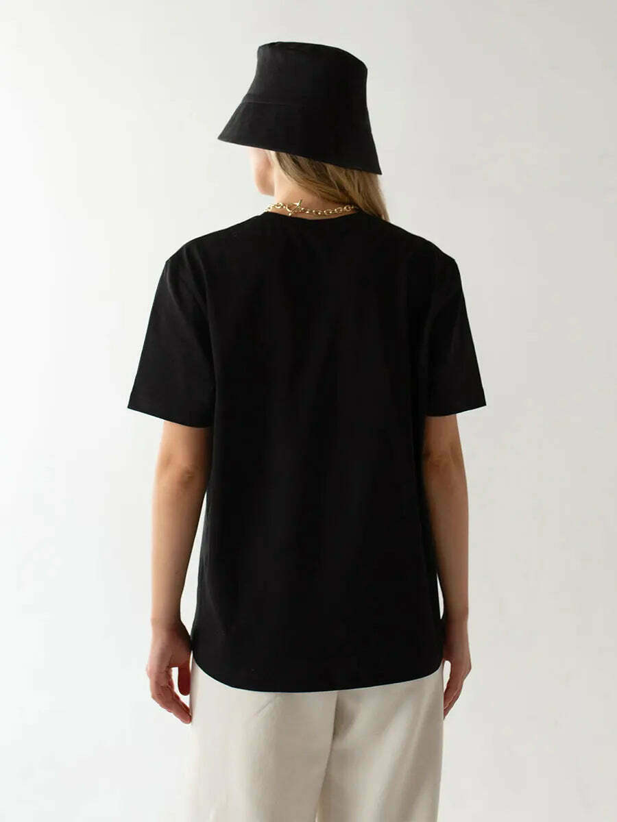 Y2K Aesthetic Loose T-Shirt - Coquette & Grunge Style, Cute Tops, Past
