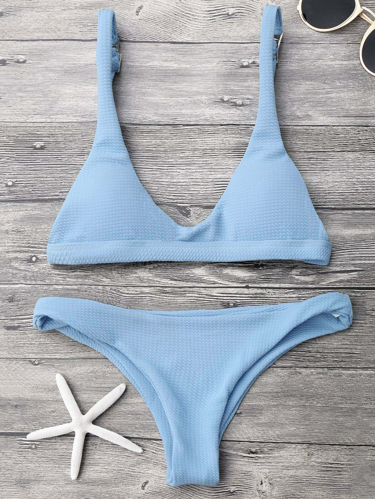 Y2K Aesthetic Low Waisted Padded Scoop Bikini Set for Niche Women Fashion