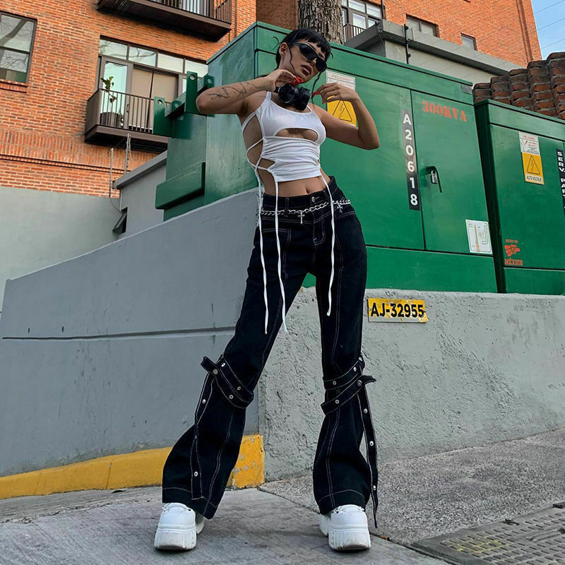 Y2K Aesthetic Morris Bandage Crop Top - Coquette Style Grunge Fashion for Women