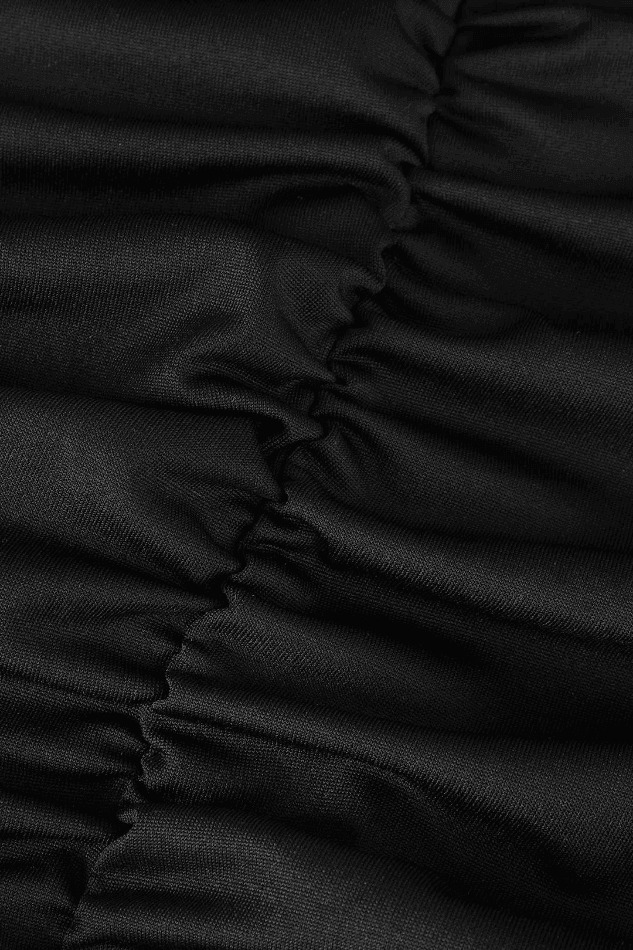 Y2K Aesthetic Off-Shoulder Ruched Midi Dress for Women - Coquette & Grunge Style Fashion
