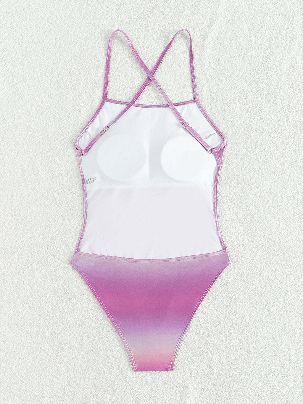 Y2K Aesthetic Open Back Bikini - Sexy One-Piece Swimsuit for Women