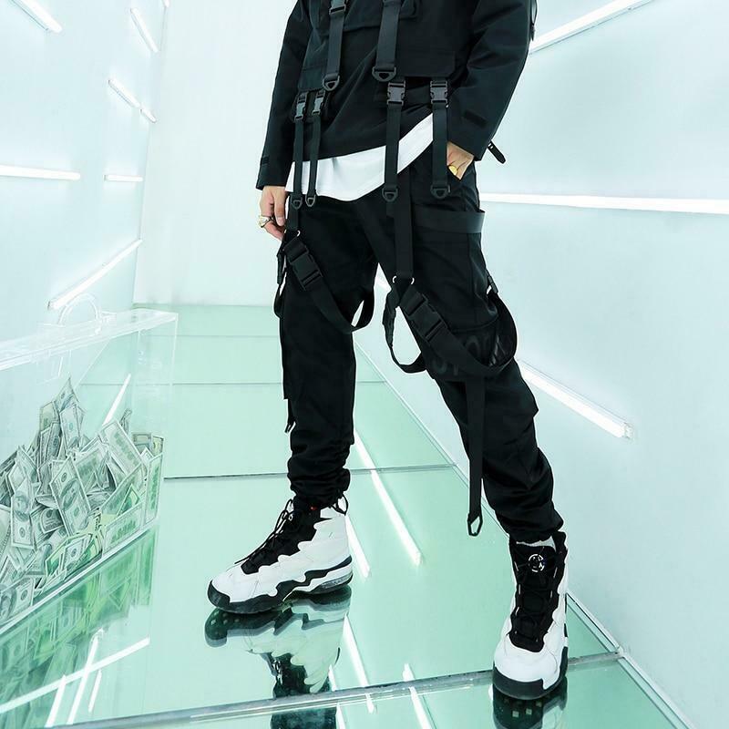 Y2K Aesthetic Paratrooper Cargo Pants for Niche Women Fashion