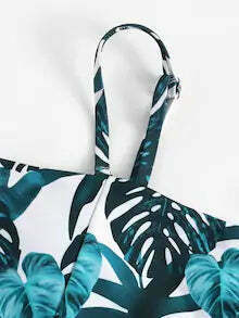 Y2K Aesthetic Print Tie Underwire Bikini Set - Coquette Style Grunge Fashion for Women