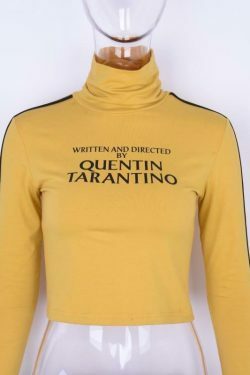 Y2K Aesthetic Quentin Tarantino Tee - Coquette Style Grunge Fashion for Women
