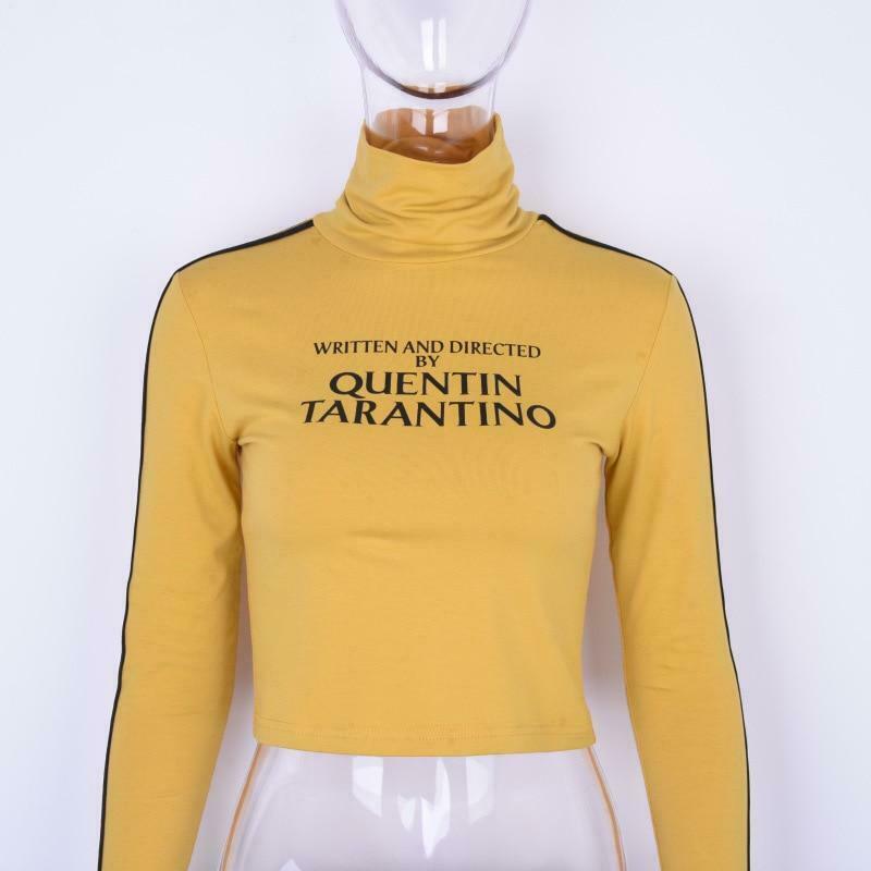 Y2K Aesthetic Quentin Tarantino Tee - Coquette Style Grunge Fashion for Women