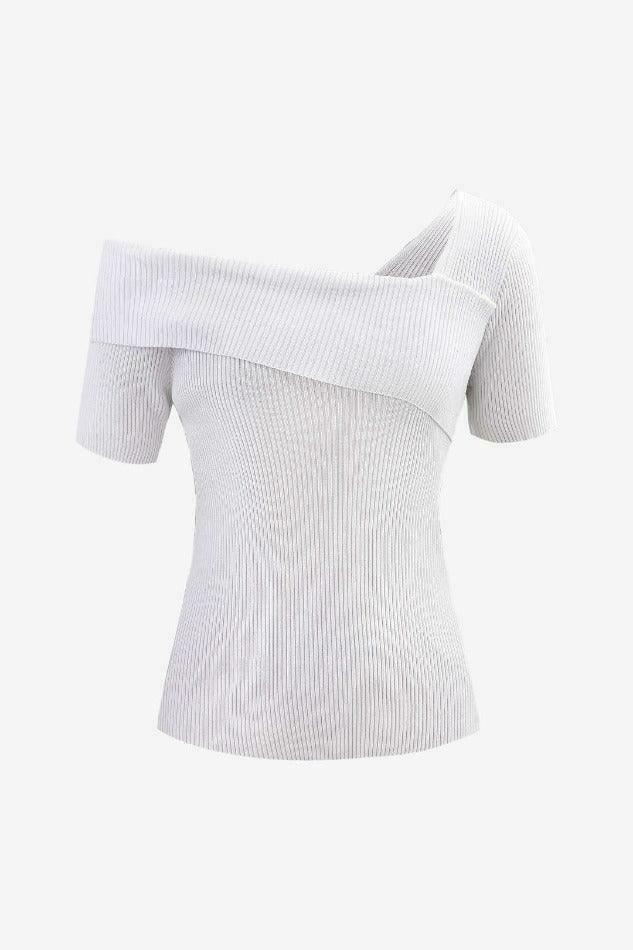 Y2K Aesthetic Rib Knit Top: Coquette & Grunge Style, Pastel Goth, Cargo Skirt, Old Money, Preppy