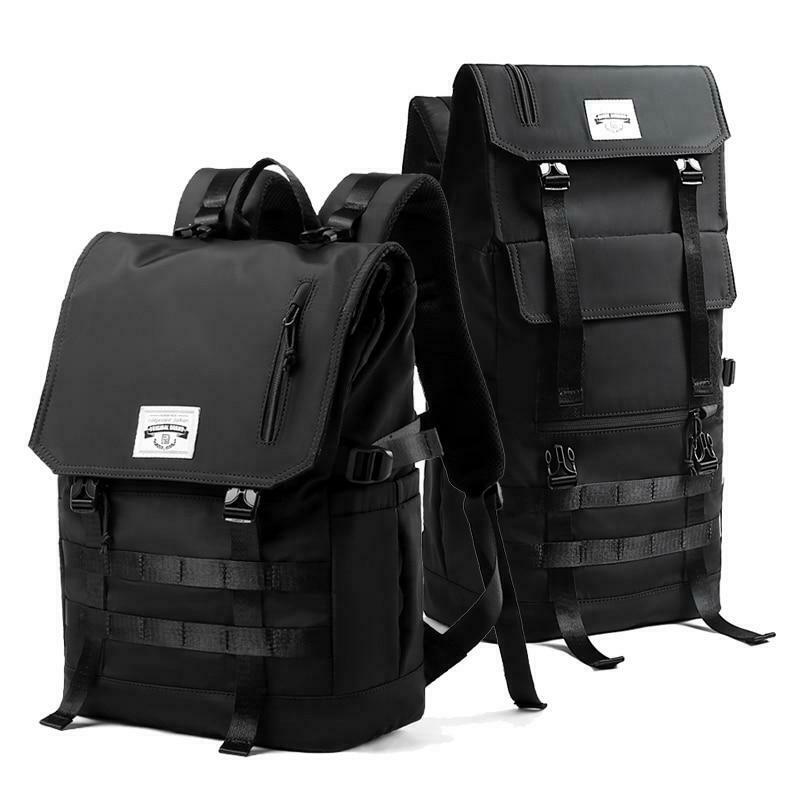 Y2K Aesthetic Roll Top Utility Strap Backpack for Niche Women Fashion