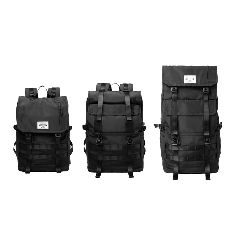 Y2K Aesthetic Roll Top Utility Strap Backpack for Niche Women Fashion