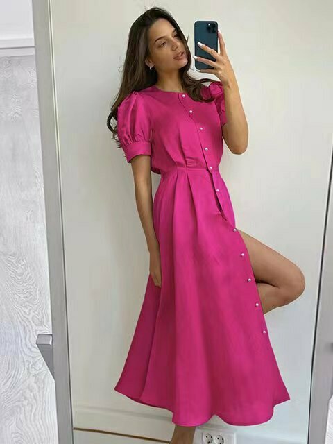 Y2K Aesthetic Short-Sleeved A-Line Dress - Coquette Style with Grunge & Pastel Goth Vibes