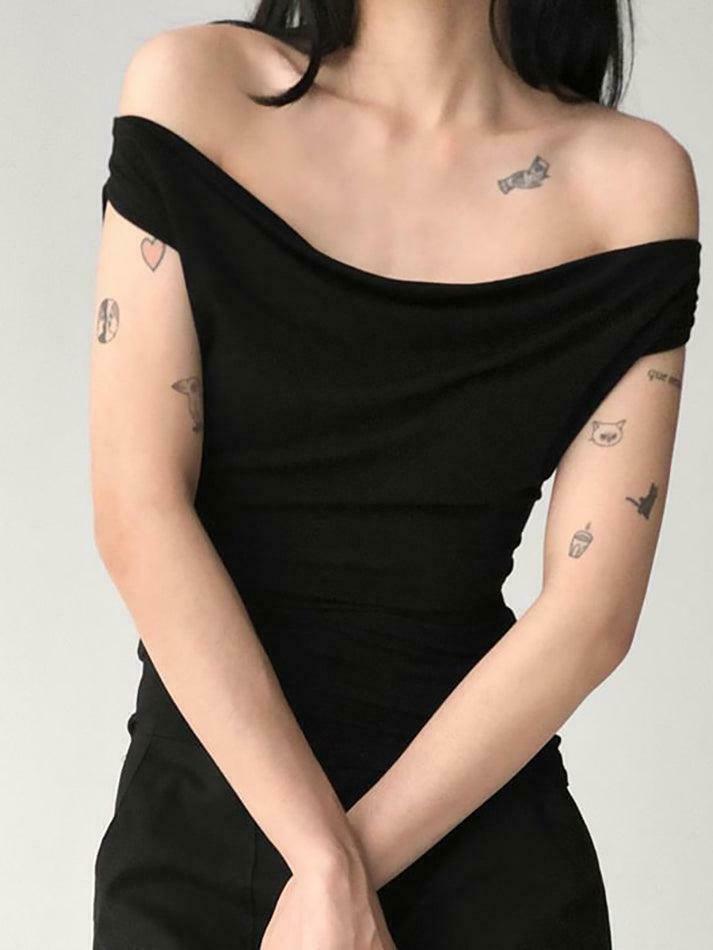 Y2K Aesthetic Sleeveless Scoop Neck Plain Tee for Women - Coquette & Grunge Style Fashion