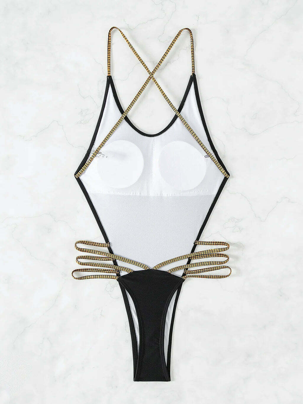 Y2K Aesthetic Solid Color Beach Bikini - Coquette Style for Women - Grunge Fashion Swimwear