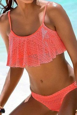 Y2K Aesthetic Solid Color Bikini Set - Sexy Low Waist Swimwear