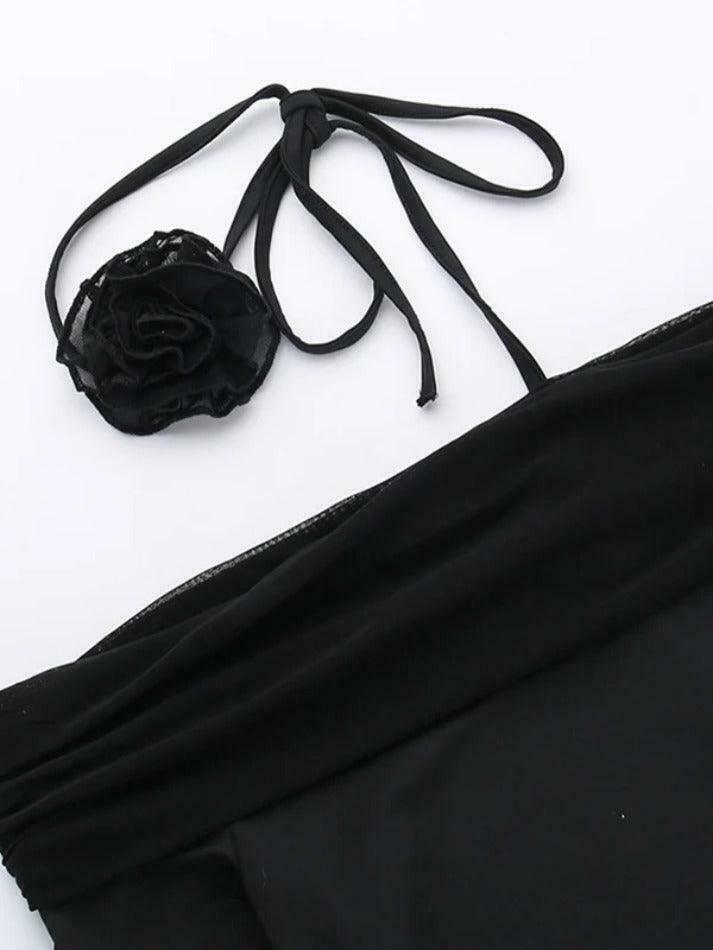 Y2K Aesthetic Solid Color Off Shoulder Curvy Hem Long Sleeve Tee for Women - Coquette & Grunge Style