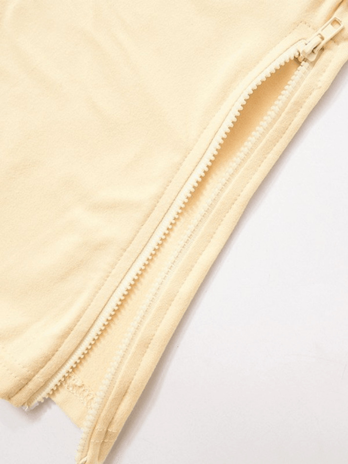 Y2K Aesthetic Solid Color Waist Slit Tube Top for Women - Coquette & Grunge Style Fashion