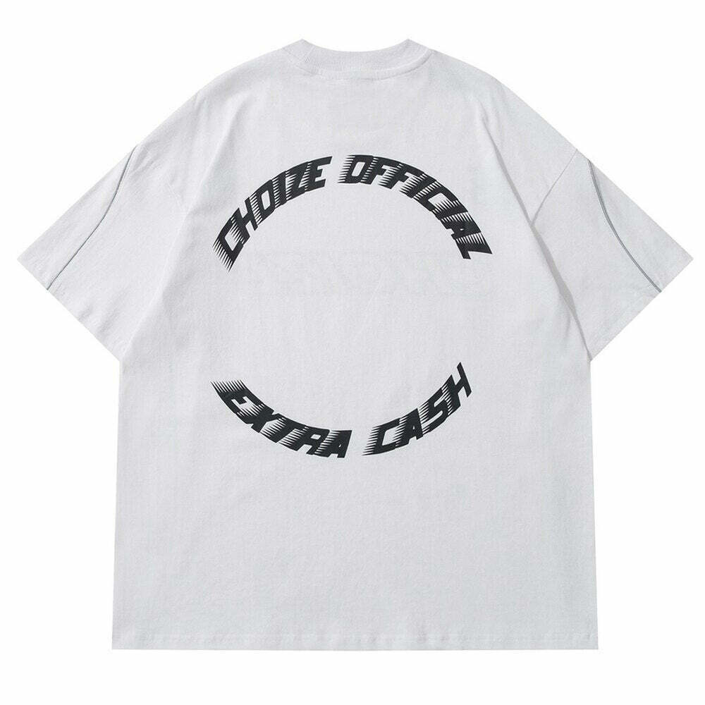 Y2K Aesthetic Sports Jersey Style T-Shirt - Coquette & Grunge Fashion, Cute Tops & Cargo Skirt