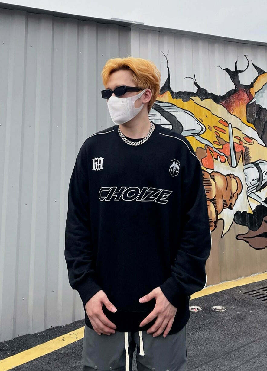 Y2K Aesthetic Sports Jersey Sweatshirt - Coquette Style Grunge Fashion for Women