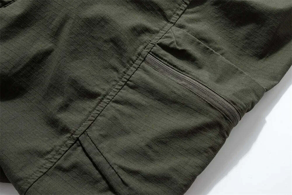 Y2K Aesthetic Stacked Ripstop Parachute Pants for Women - Coquette & Grunge Style Cargo Skirt