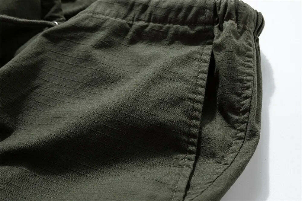 Y2K Aesthetic Stacked Ripstop Parachute Pants for Women - Coquette & Grunge Style Cargo Skirt