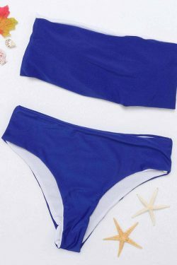 Y2K Aesthetic Strapless Backless Bikini - Coquette Grunge Style, Cute Tops, Pastel Goth