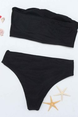 Y2K Aesthetic Strapless Backless Bikini - Coquette Grunge Style, Cute Tops, Pastel Goth