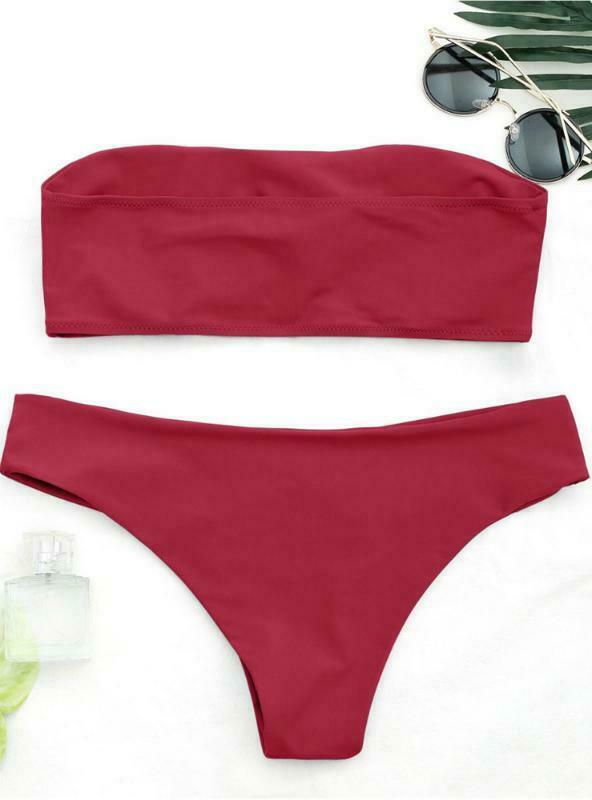 Y2K Aesthetic Strapless Swimsuit for Women - Coquette Style Grunge Fashion with Pastel Goth Vibes