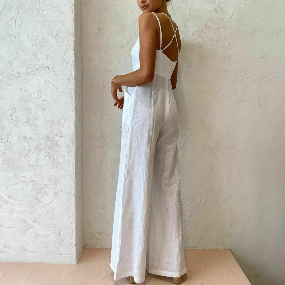 Y2K Aesthetic Strapless White Jumpsuit - Coquette & Grunge Fashion, Cute Tops, Pastel Goth