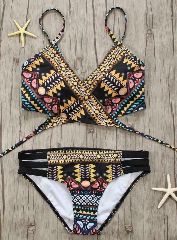 Y2K Aesthetic Strappy Swimwear: Coquette & Grunge Style Beachwear