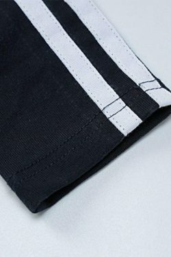 Y2K Aesthetic Stripe V-Neck Long Sleeve Tee for Women - Coquette & Grunge Style Fashion