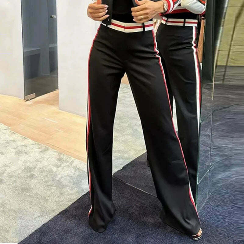 Y2K Aesthetic Striped Baseball Suit for Women - Coquette & Grunge Style, Cute Tops, Cargo Skirt