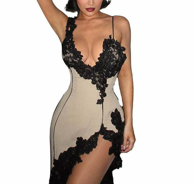 Y2K Aesthetic Suspender Dress: Coquette Style with a Touch of Grunge, Perfect for Women's Fashion