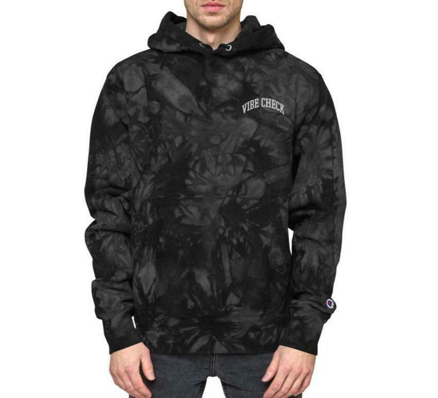 Y2K Aesthetic Tie-Dye Hoodie by AFFICIAL x CHAMPION - Coquette Style Grunge Fashion for Women