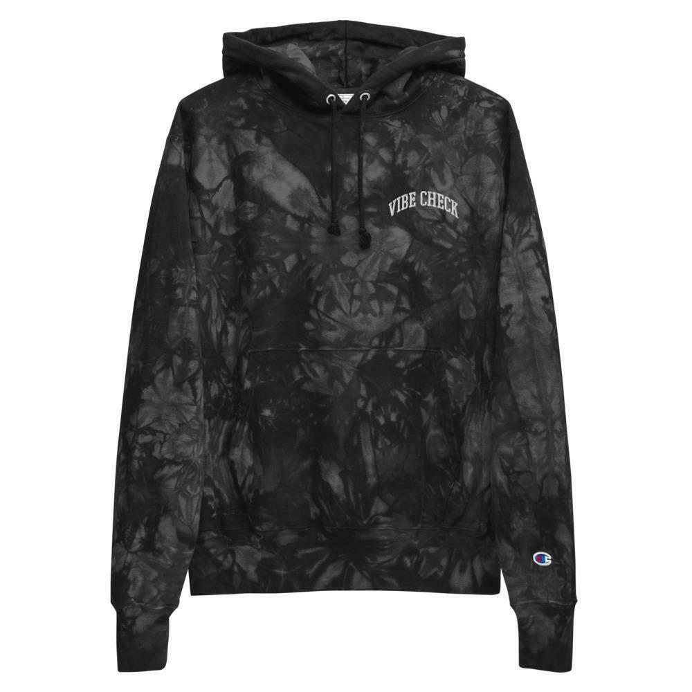 Y2K Aesthetic Tie-Dye Hoodie by AFFICIAL x CHAMPION - Coquette Style Grunge Fashion for Women